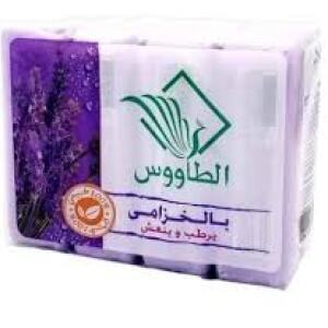 صابون الطاووس طبيعي بالخزامي - 4 قطع 125غ