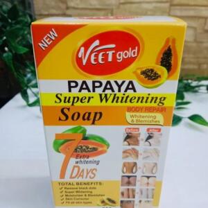 صابونة فيت جولد بابايا للتبييض الفائق Veet Gold Papaya Super Whitening Soap
