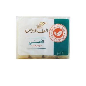 طاووس صابون قالب 4*125 جم