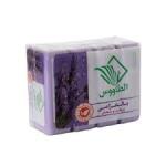 صابون الطاووس طبيعي بالخزامي - 4 قطع 125غ