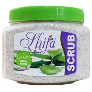 سنفرة الألوة فيرا الوجه و الجسم من شفا 300 مل