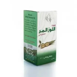 زهرة فيولا زيت اللوز المر الطبيعي لشعر والجسم 125مل