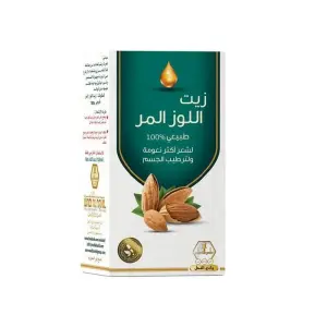وادي النحل زيت اللوز المر للجسم والشعر - 125 مل